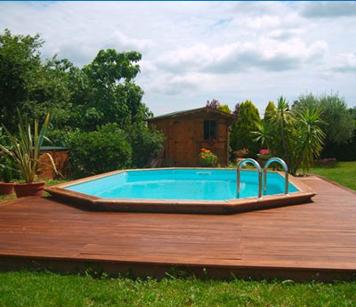 Piscine en bois